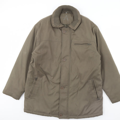 aldon Mens Green   Rain Coat Coat Size M