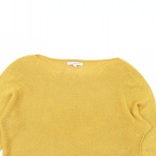 Collezione Womens Yellow   Pullover Jumper Size S
