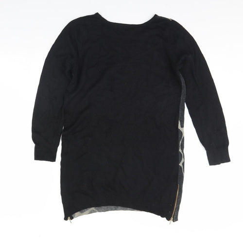 M&S Womens Black   Pullover Jumper Size 12