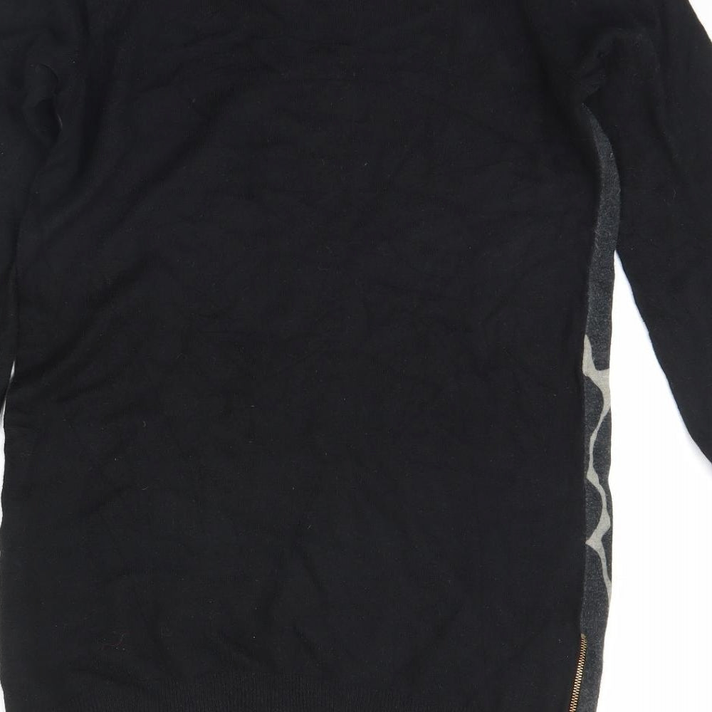 M&S Womens Black   Pullover Jumper Size 12