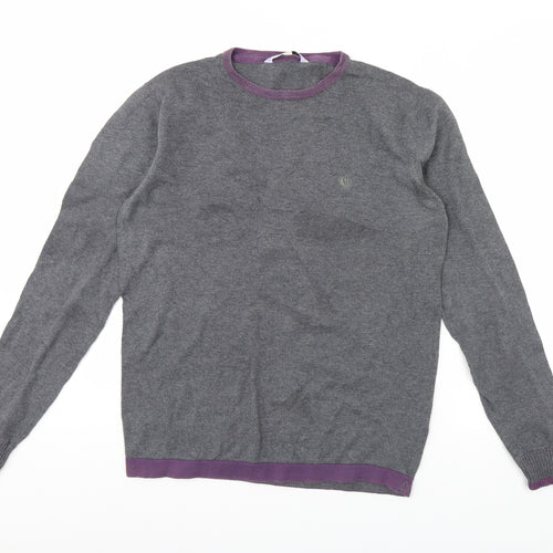 Climb high  Mens Grey   Pullover Jumper Size M