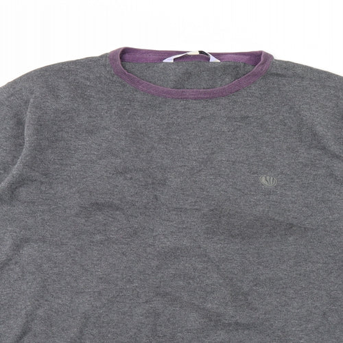 Climb high  Mens Grey   Pullover Jumper Size M