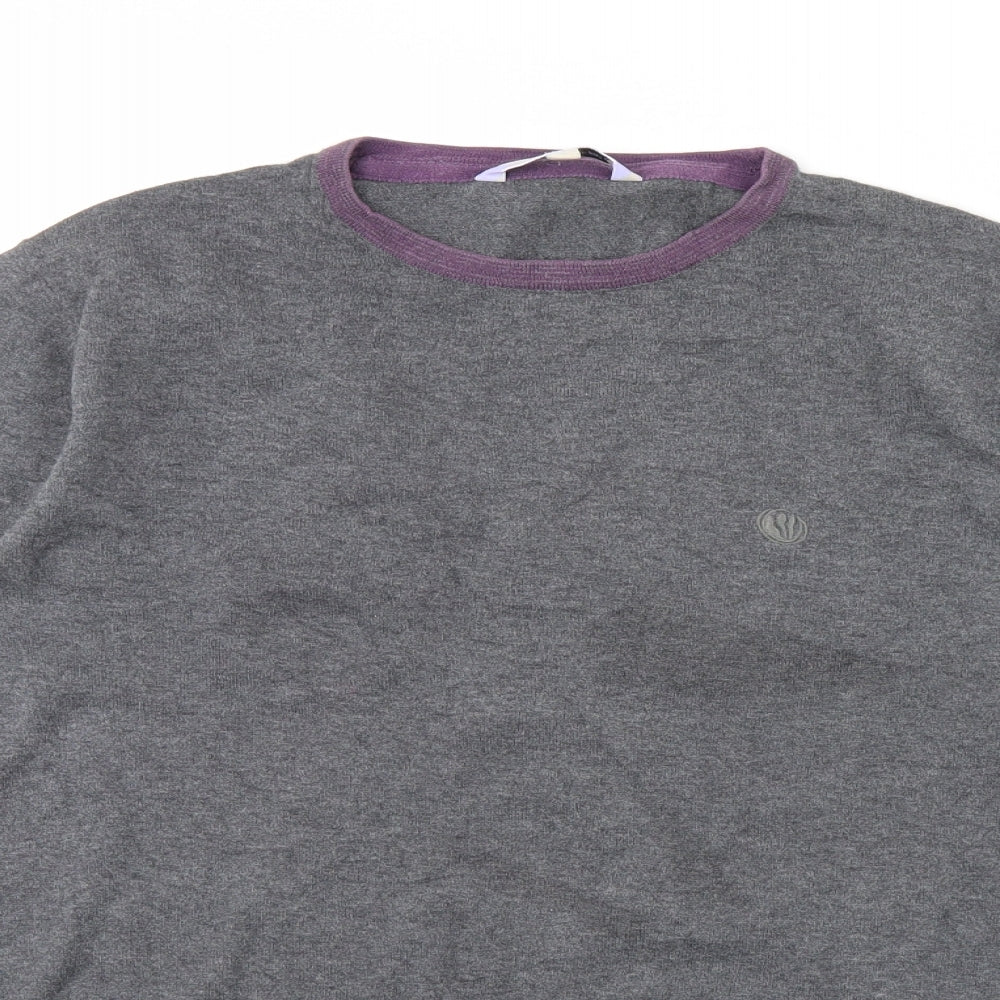 Climb high  Mens Grey   Pullover Jumper Size M