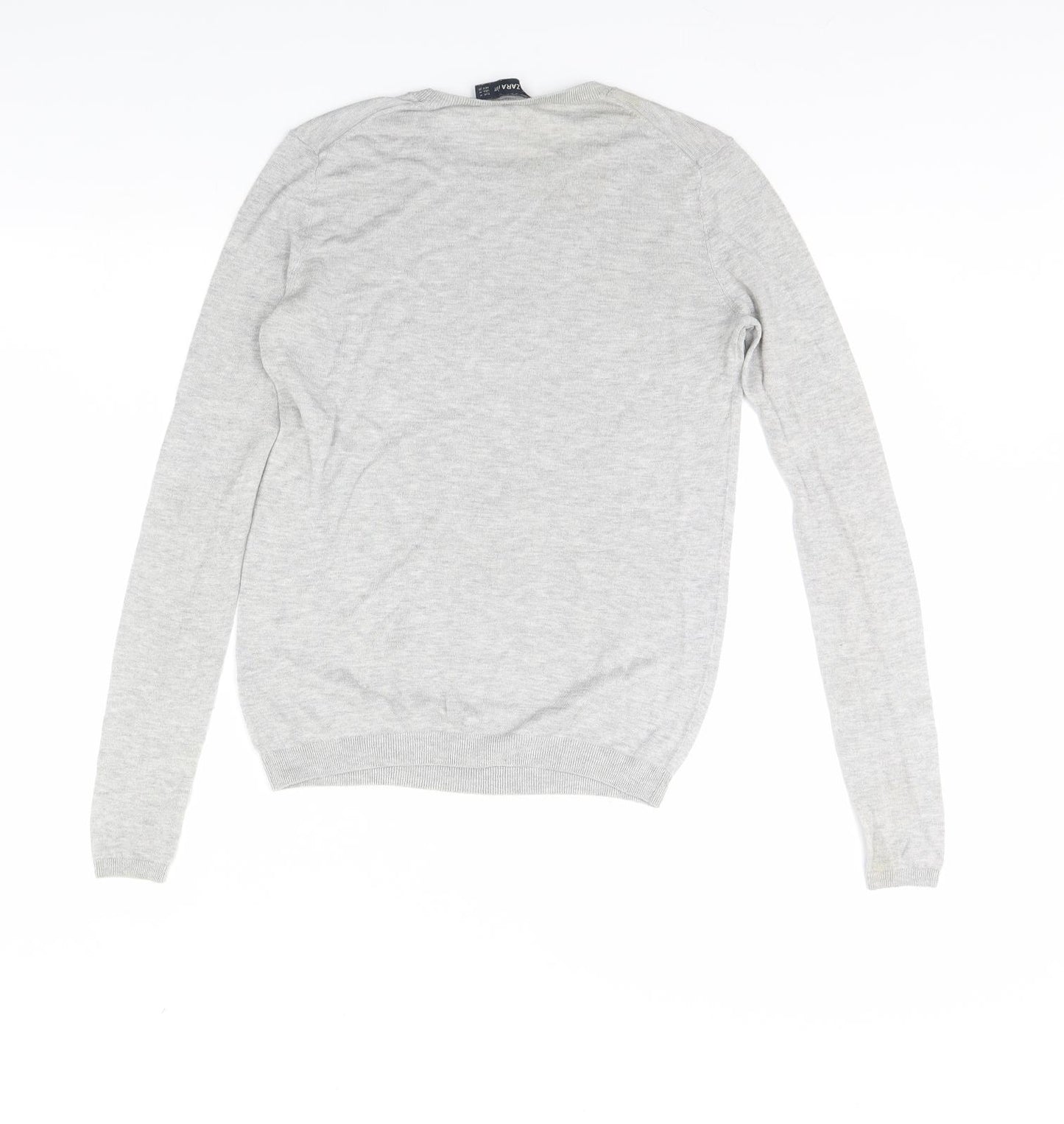 Zara Womens Grey   Pullover Jumper Size M