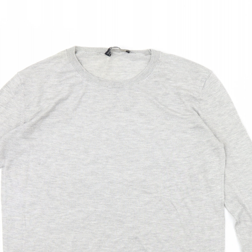 Zara Womens Grey   Pullover Jumper Size M