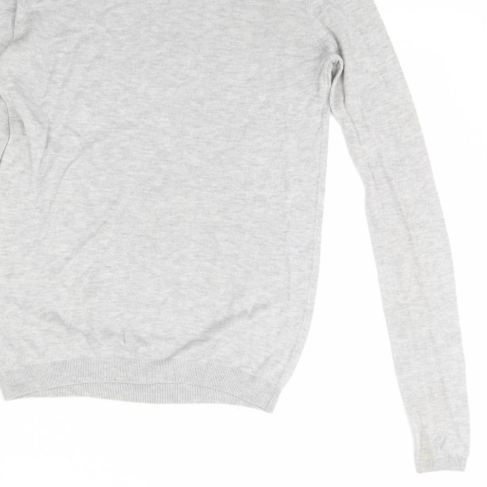 Zara Womens Grey   Pullover Jumper Size M