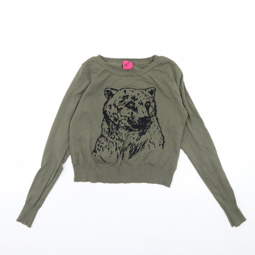 George Womens Green   Pullover Jumper Size 6