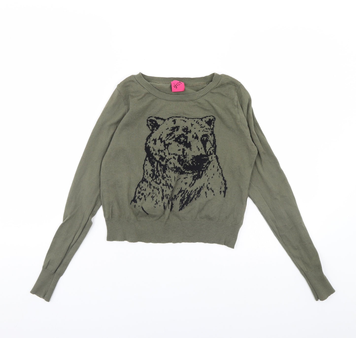 George Womens Green   Pullover Jumper Size 6