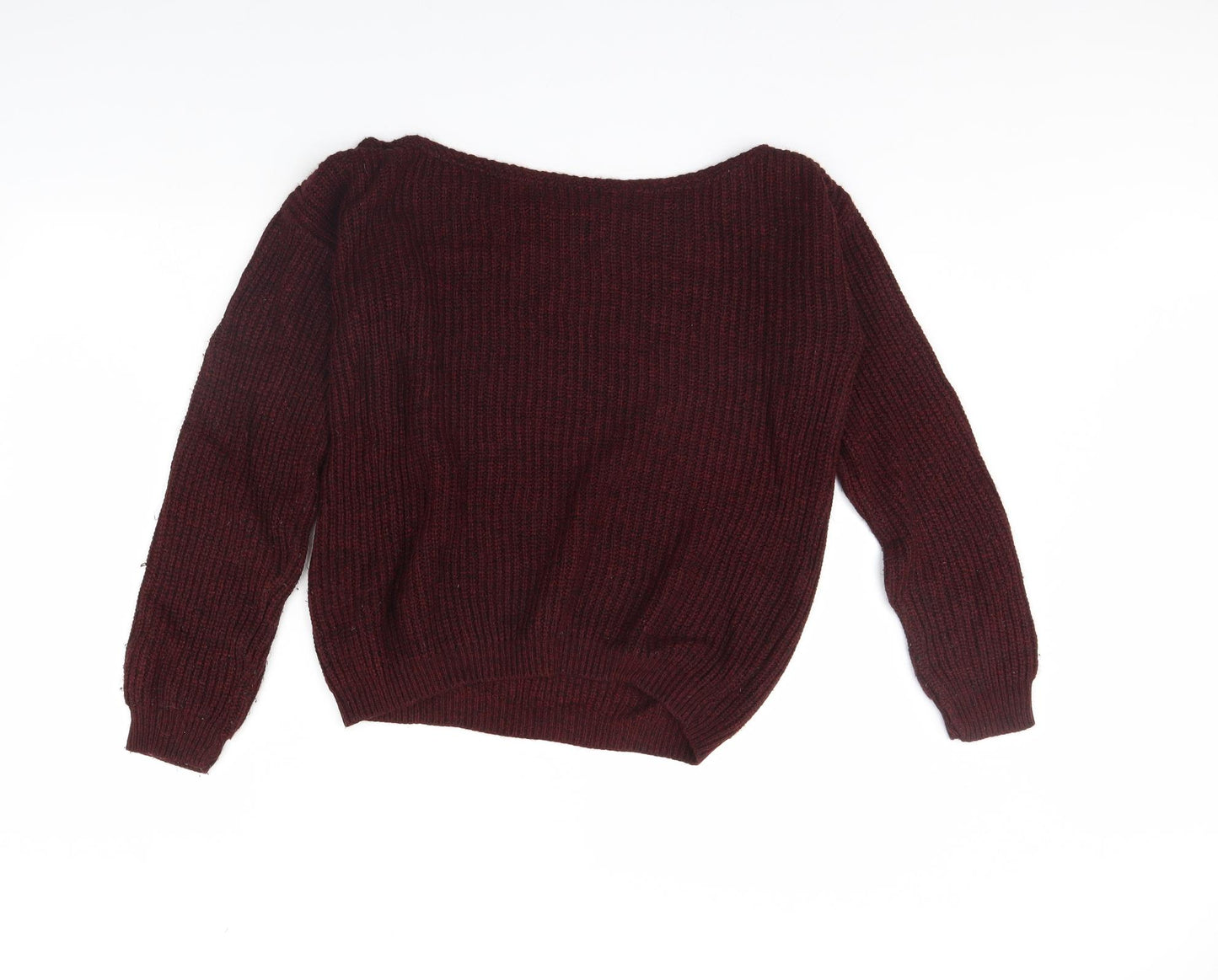 Missguided Womens Red   Pullover Jumper Size S