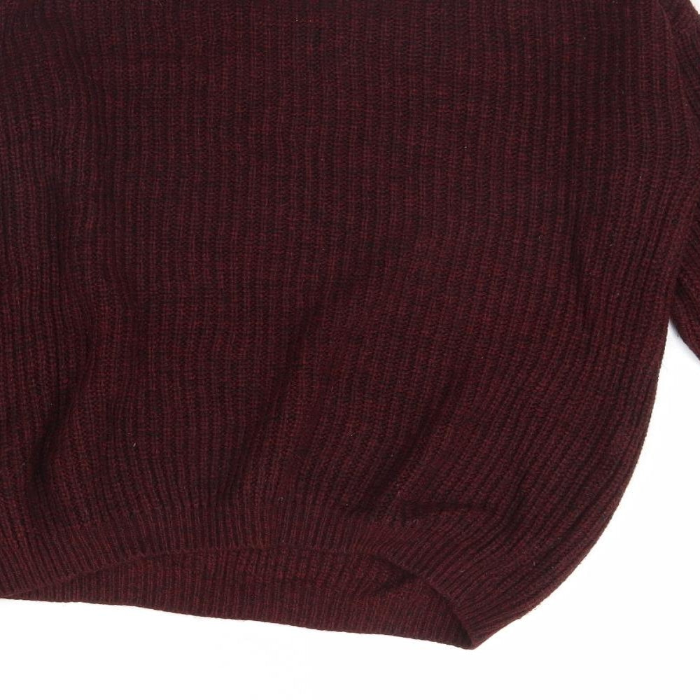 Missguided Womens Red   Pullover Jumper Size S