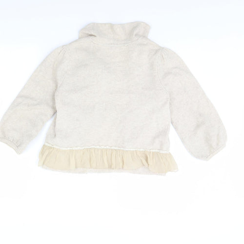 rocha john rocha Womens Beige   Cardigan Jumper Size 14