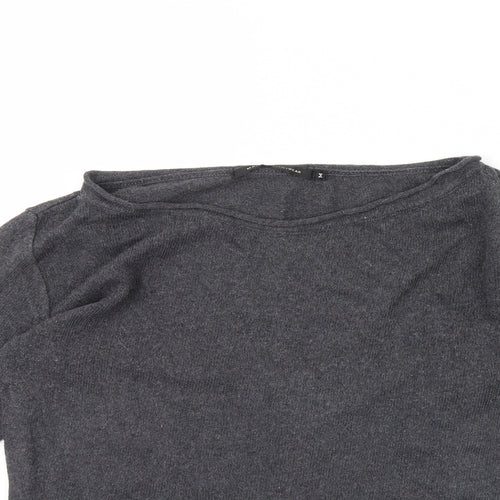 magan Womens Grey   Pullover Jumper Size M