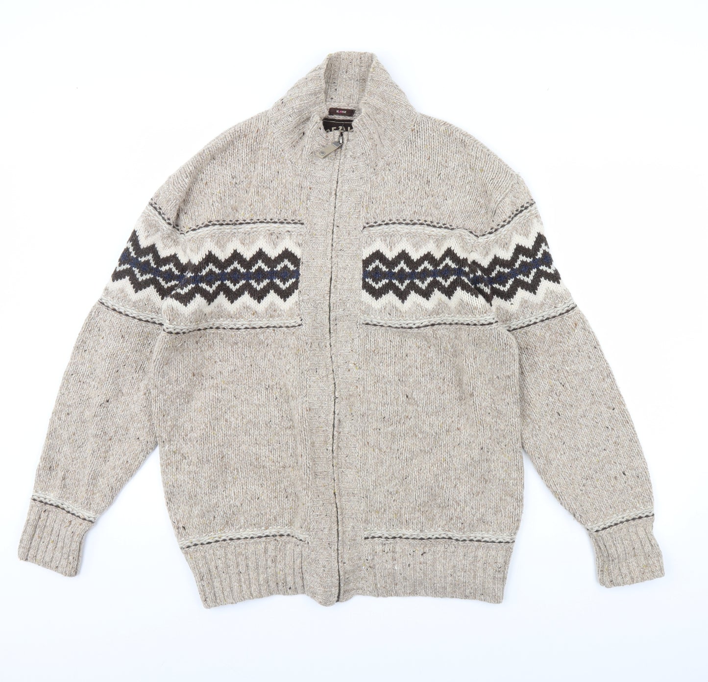 Peaks Mens Beige   Jacket  Size XL