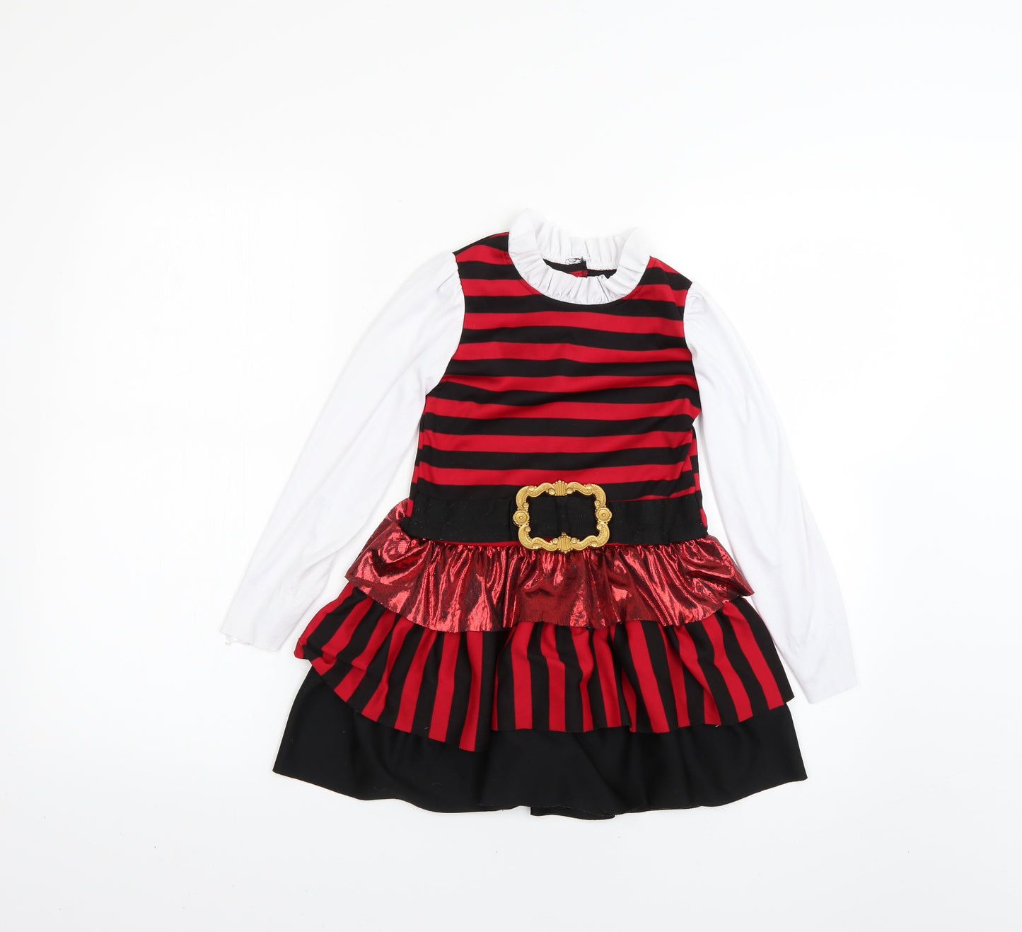 Amscan Girls Multicoloured Geometric  Fit & Flare  Size 5-6 Years