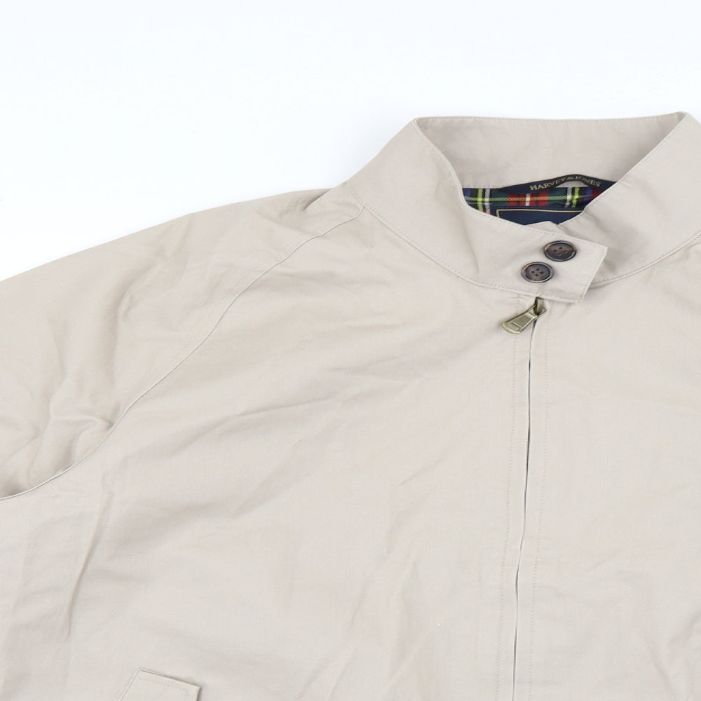 harvery & jones Mens Beige   Jacket Coat Size 2XL