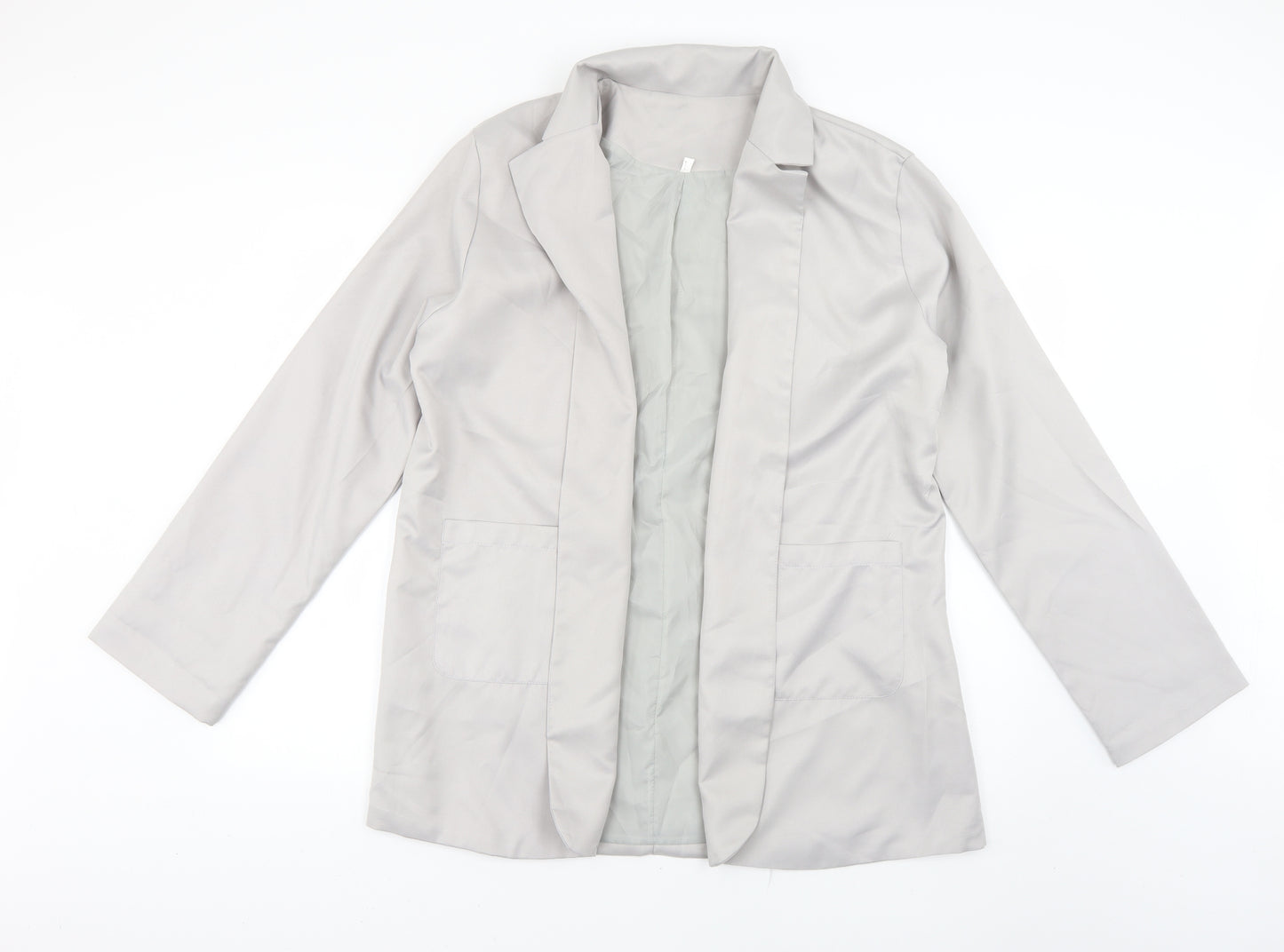 Preworn Womens Grey   Jacket Coat Size 2XL