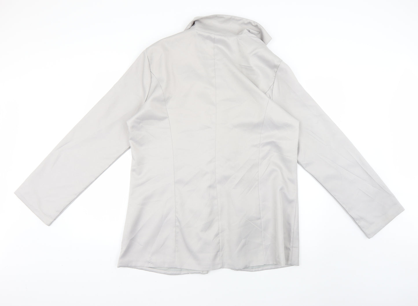 Preworn Womens Grey   Jacket Coat Size 2XL