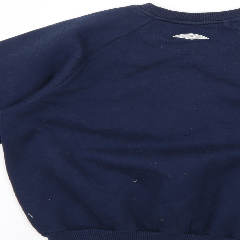 Umbro Boys Blue   Pullover Jumper Size 11-12 Years