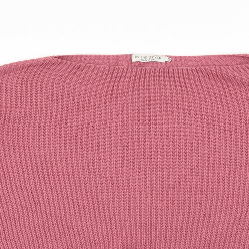 In the Style Womens Pink   Pullover Jumper Size 10