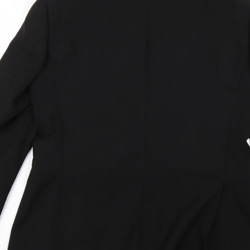 Preworn Mens Black   Jacket Suit Jacket Size 40