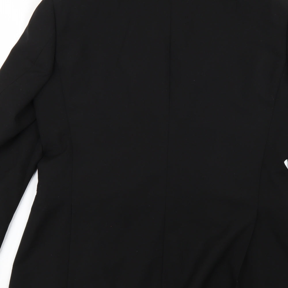 Preworn Mens Black   Jacket Suit Jacket Size 40
