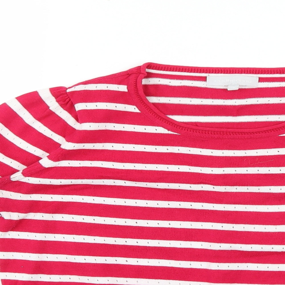 redherring Womens Multicoloured Striped  Pullover Jumper Size 12