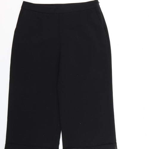 RJR.John Rocha Womens Black   Cropped Trousers Size 12 L20 in
