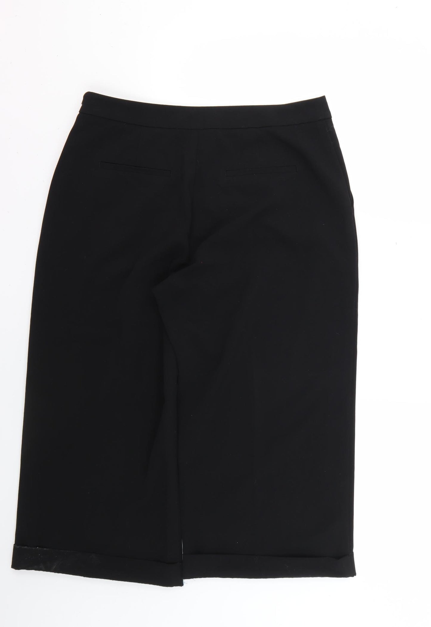 RJR.John Rocha Womens Black   Cropped Trousers Size 12 L20 in