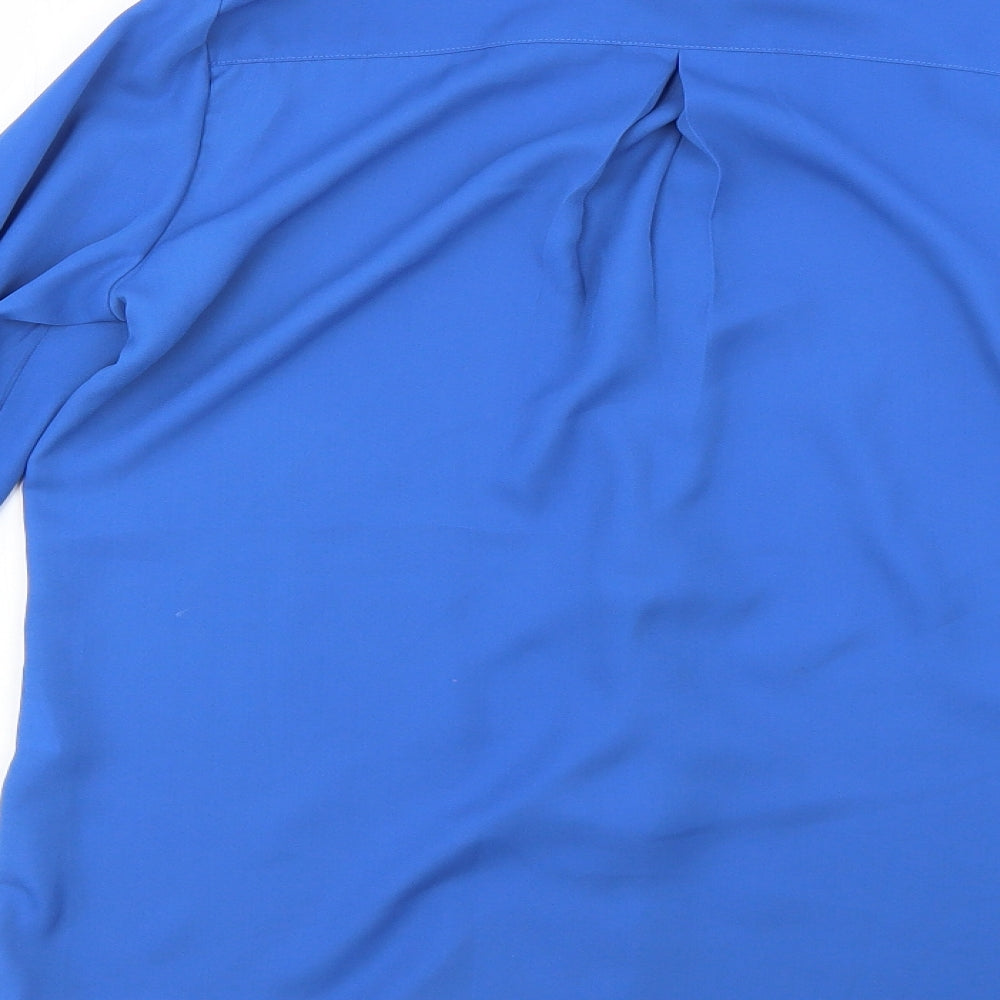 yidarton Mens Blue    Dress Shirt Size S