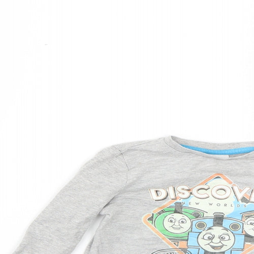 Thomas & Friends Baby Grey   Basic T-Shirt Size 18-24 Months