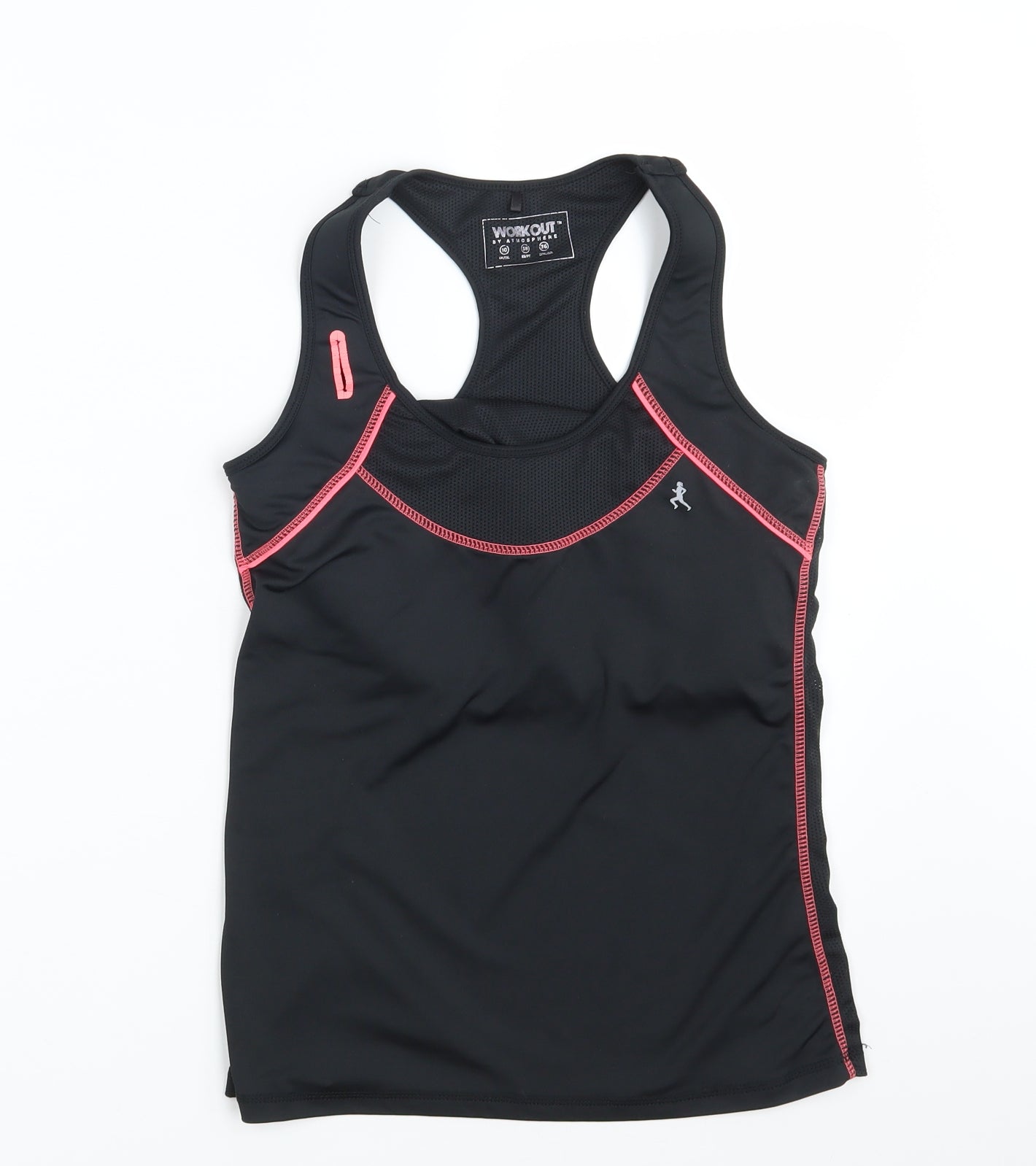 Atmosphere Womens Black   Basic Tank Size 10
