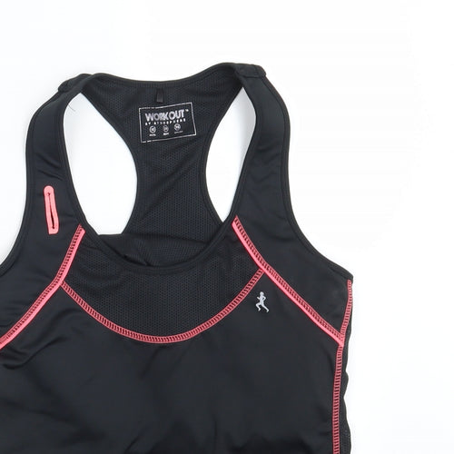 Workout Womens Black   Basic Tank Size 10