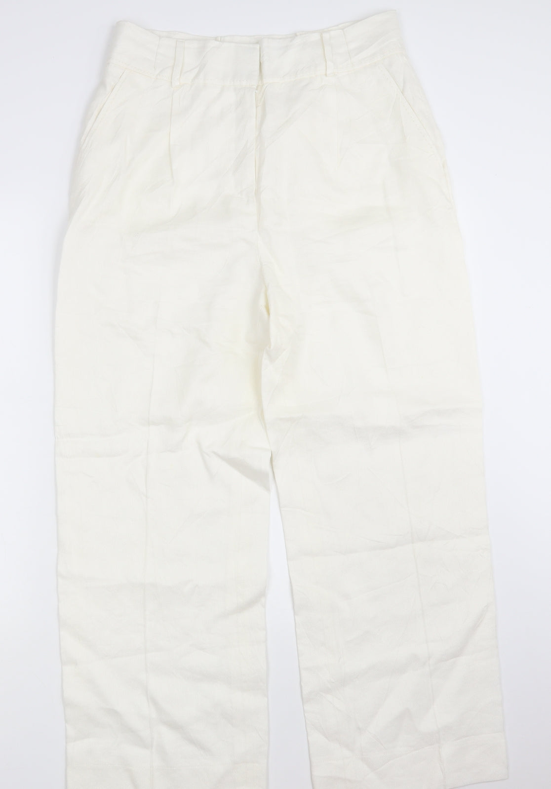 Autograph Womens Ivory   Trousers  Size 14 L28 in