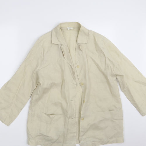 Tru City Womens Beige   Jacket Blazer Size 12