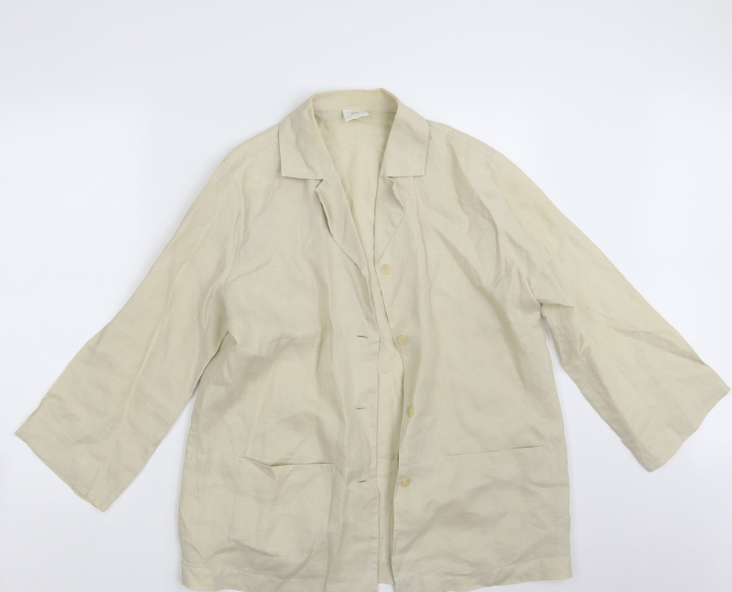 Tru City Womens Beige   Jacket Blazer Size 12
