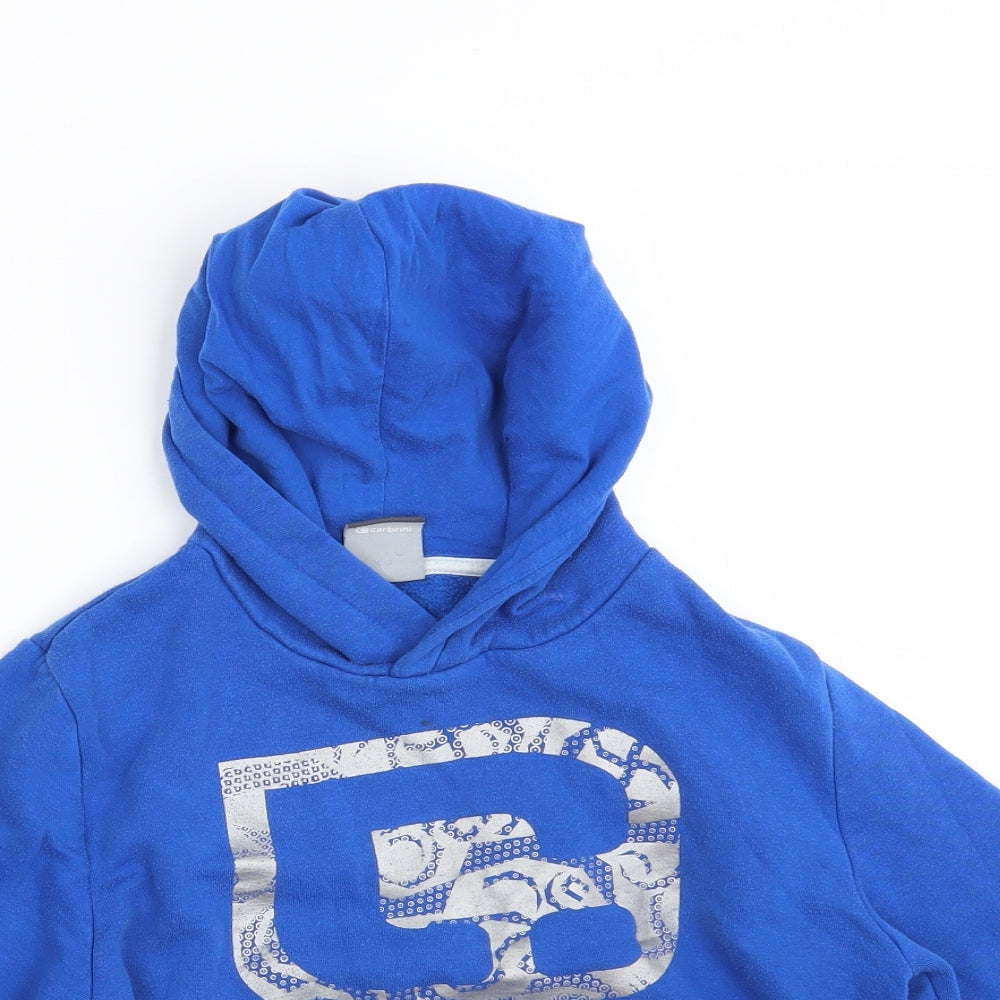 Carbrini Boys Blue   Pullover Hoodie Size 10-11 Years