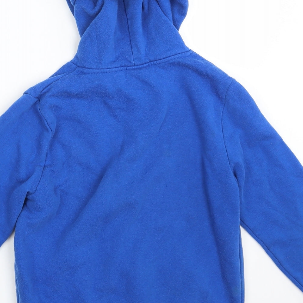 Carbrini Boys Blue   Pullover Hoodie Size 10-11 Years