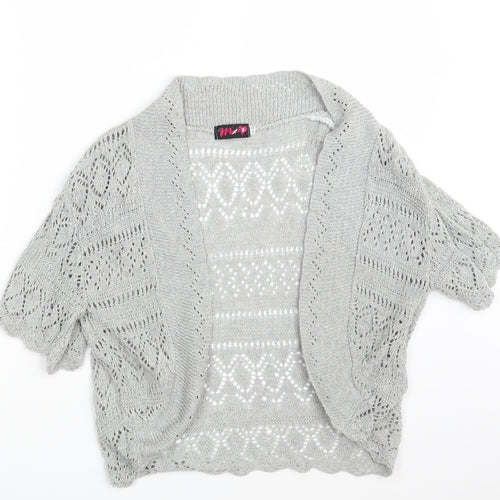 Muizz Womens Grey   Shrug Jumper Size M