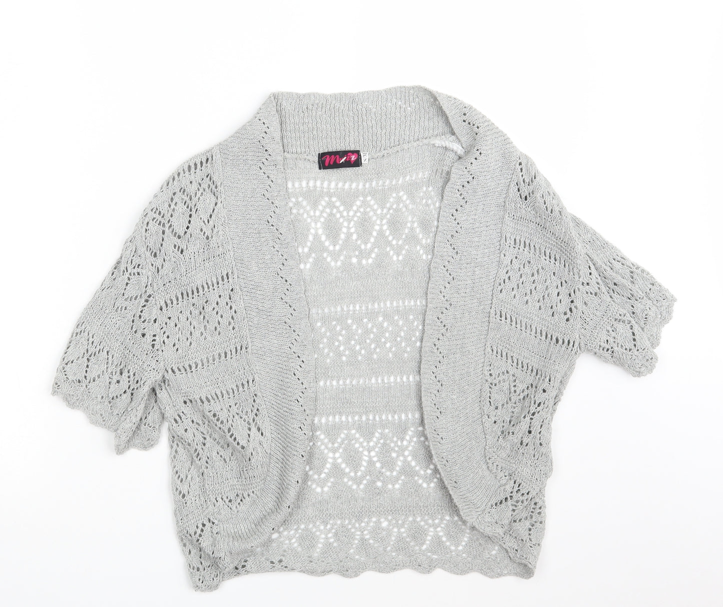 Muizz Womens Grey   Shrug Jumper Size M
