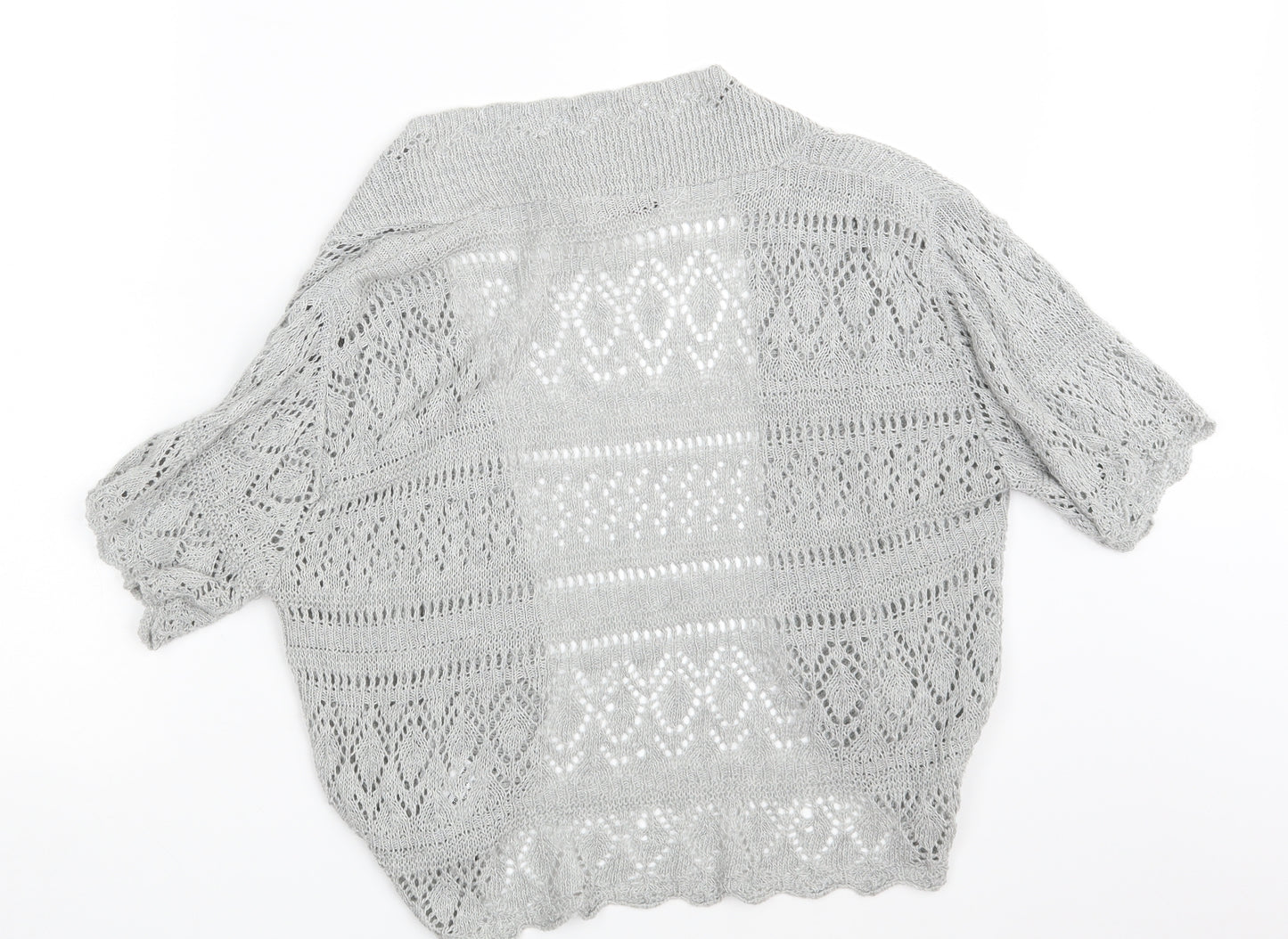 Muizz Womens Grey   Shrug Jumper Size M