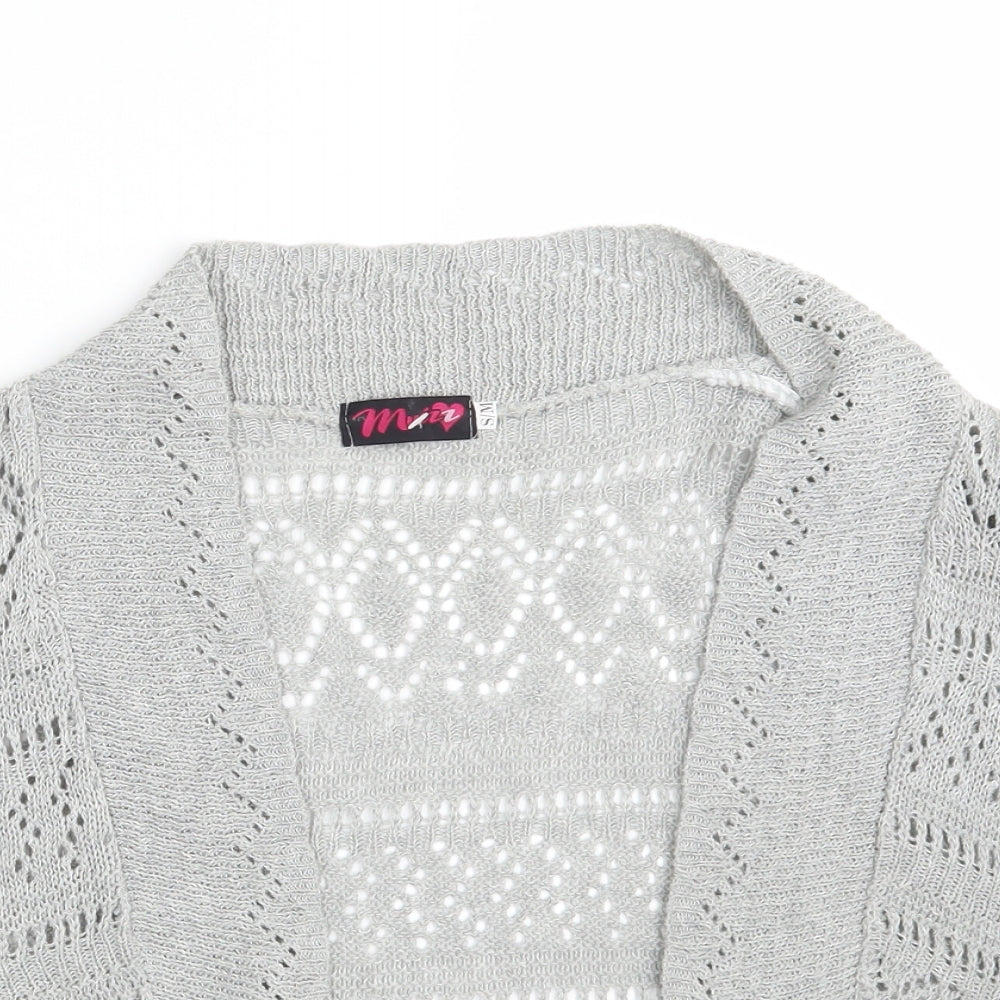 Muizz Womens Grey   Shrug Jumper Size M