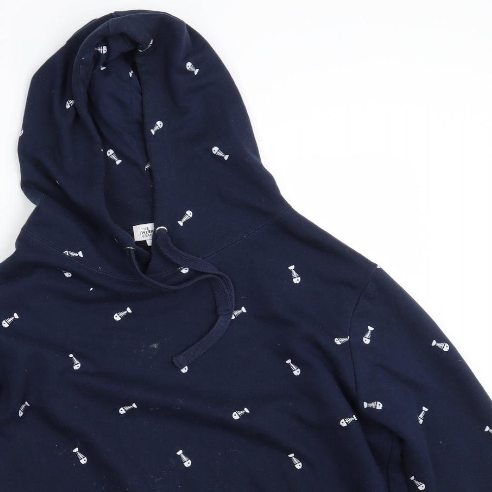The weekend brand Mens Blue   Pullover Hoodie Size L