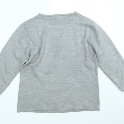Touch Womens Grey   Pullover Jumper Size S