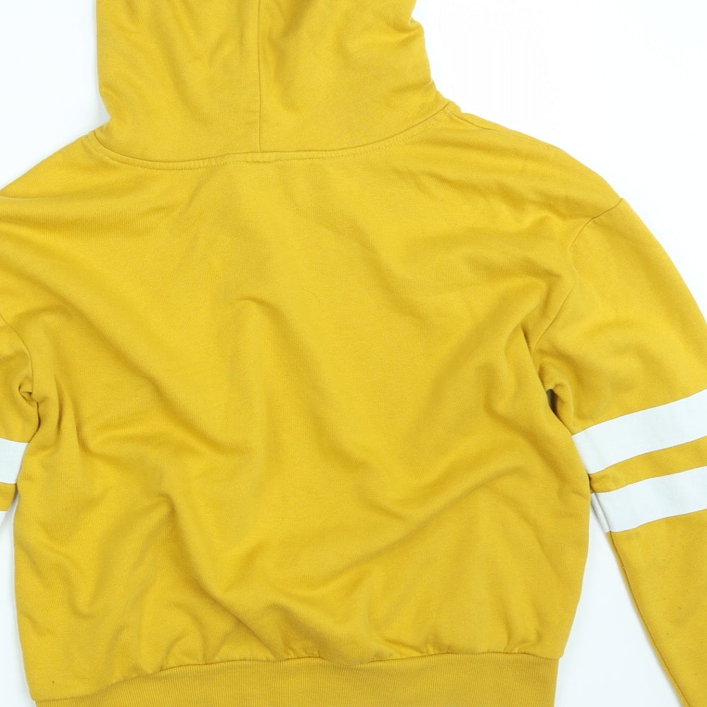 New Look Girls Yellow   Pullover Hoodie Size 14-15 Years