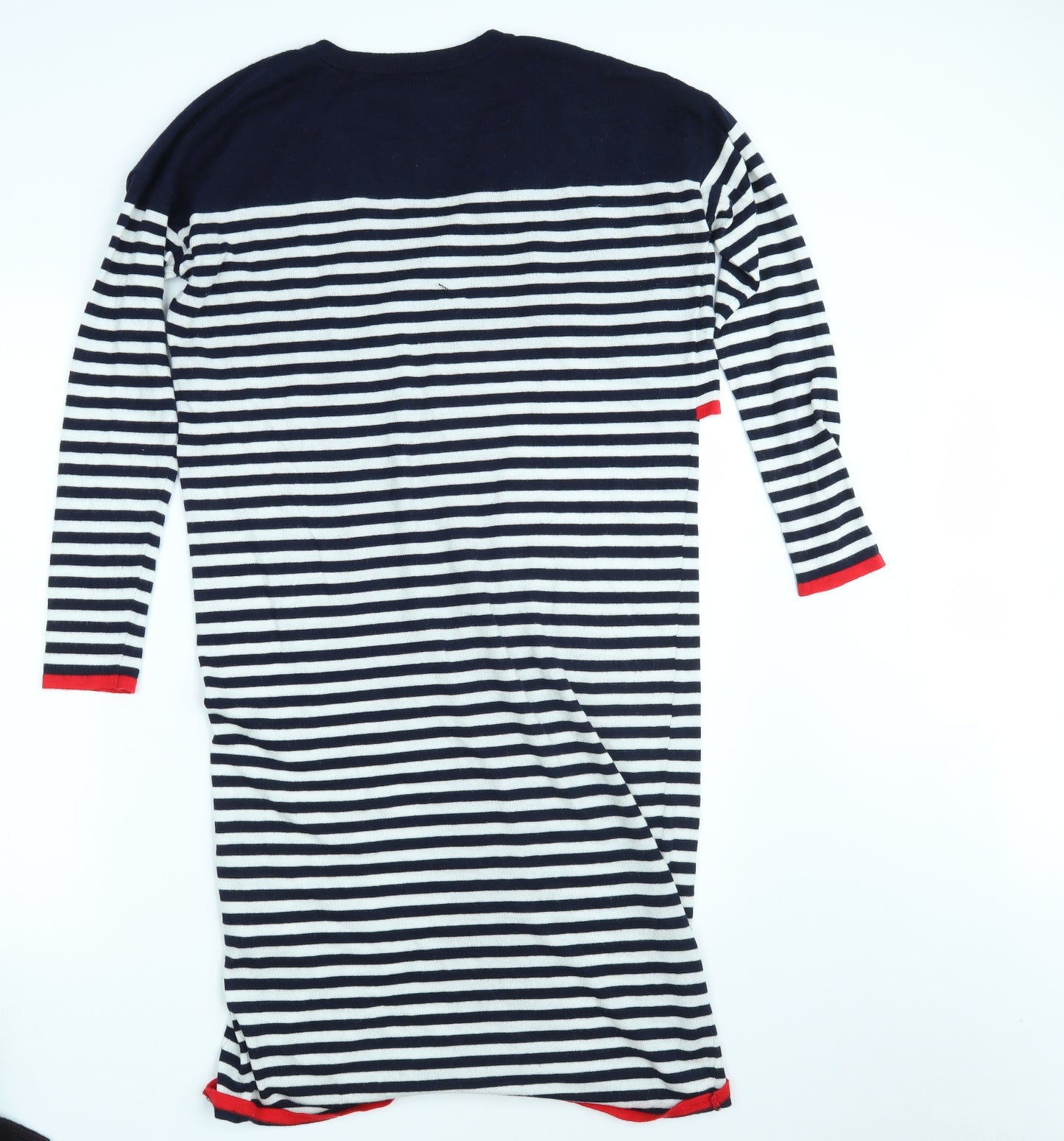 ASOS Womens Blue Striped  T-Shirt Dress  Size 10