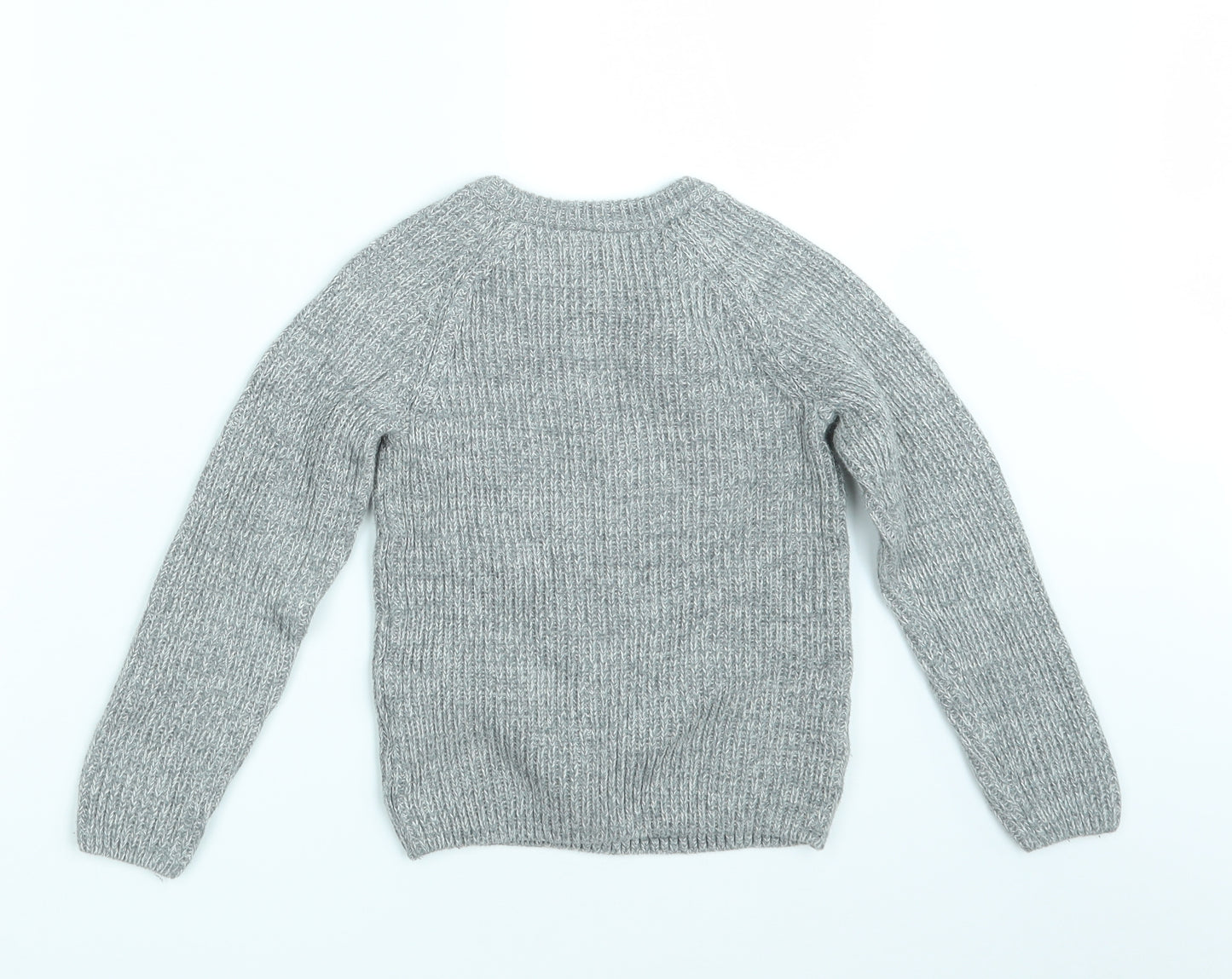 Esprit Girls Grey  Knit Pullover Jumper Size 8-9 Years