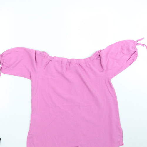 George Womens Pink   Basic Blouse Size 14