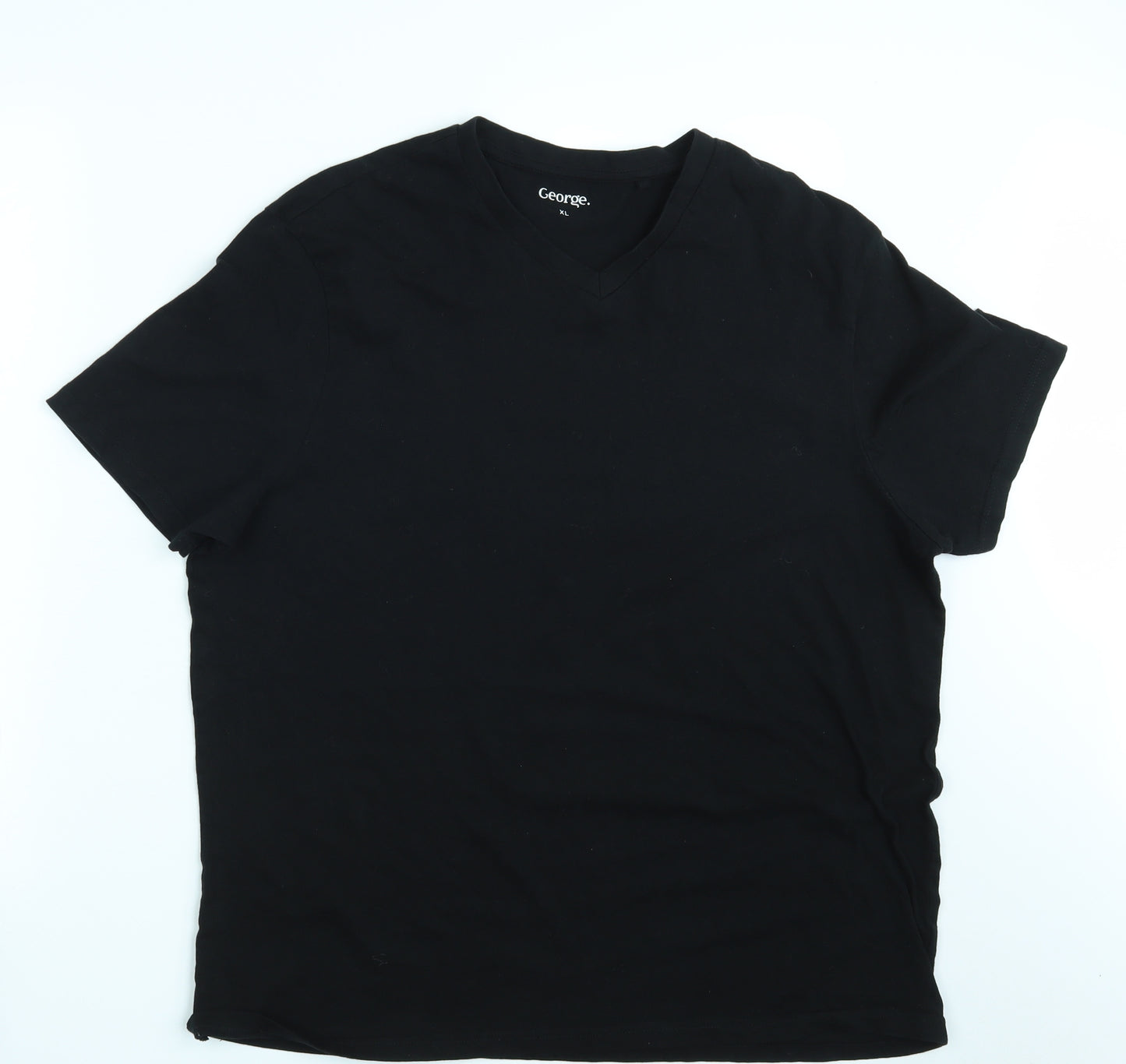 George Mens Black    T-Shirt Size XL