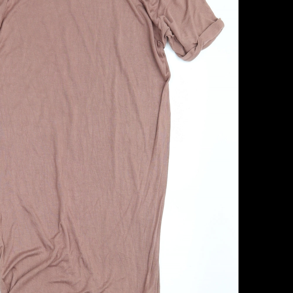 Primark Womens Brown   T-Shirt Dress  Size 16