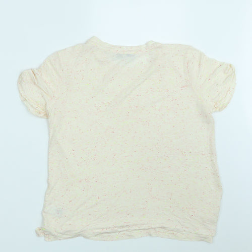 NEXT Womens Pink Polka Dot  Basic T-Shirt Size 12